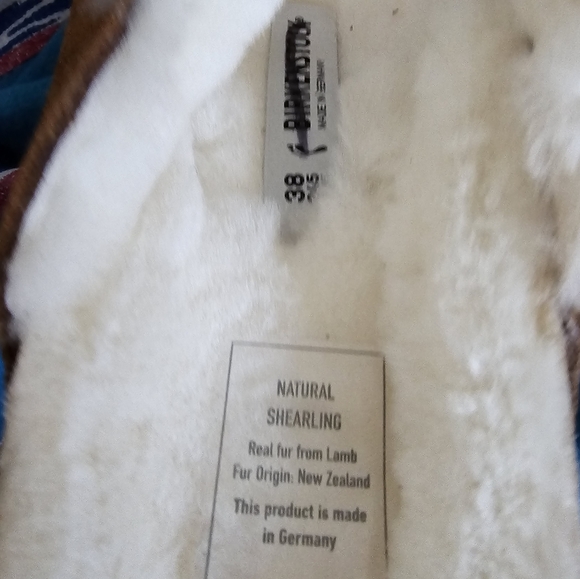 Birkenstock Arizona ShearlingSuede Leather New - Picture 7 of 9